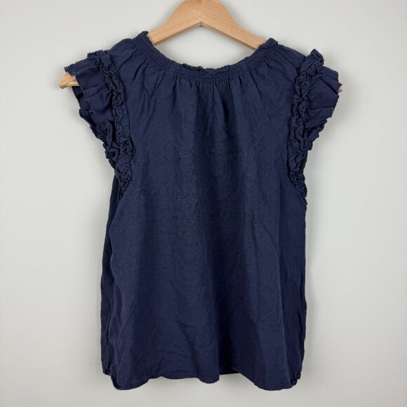 Old Navy Women's Ruffle Short Sleeve Blouse, Size M - Picture 5 of 6